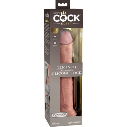 King Cock - Elite Realistic Silicone Dildo 25.4 Cm