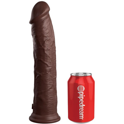 King Cock - Elite Realistic Silicone Dildo 28 Cm Brown