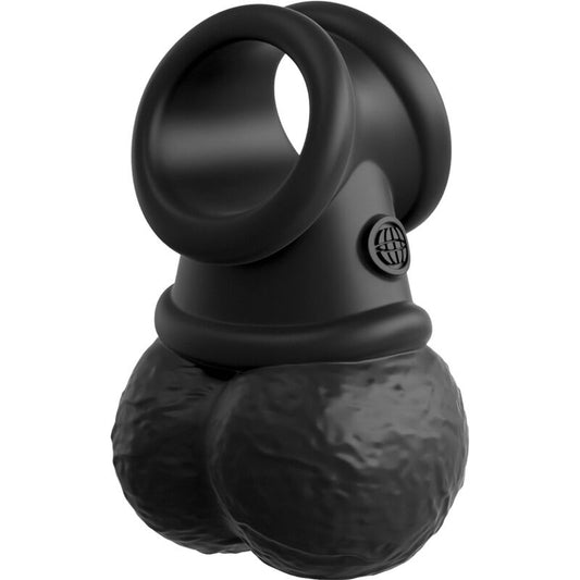 King Cock - Elite Ring With Testicle Vibrating Silicone