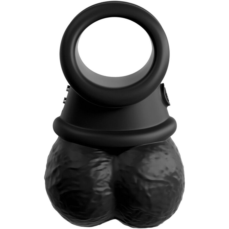 King Cock - Elite Ring With Testicle Vibrating Silicone