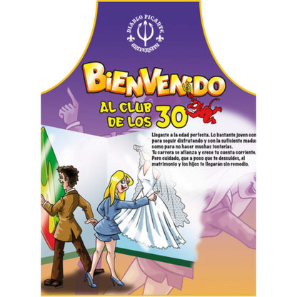 Diablo Picante Novelty Party Apron Years — 30 Years
