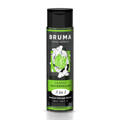 Bruma - Premium Massage Hot Oil Watermelon 3 In 1 - 100 Ml