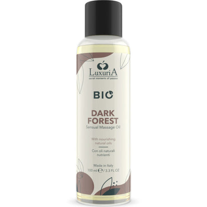Intimateline Luxuria Bio Massage Oil 100 ml — Dark Forest