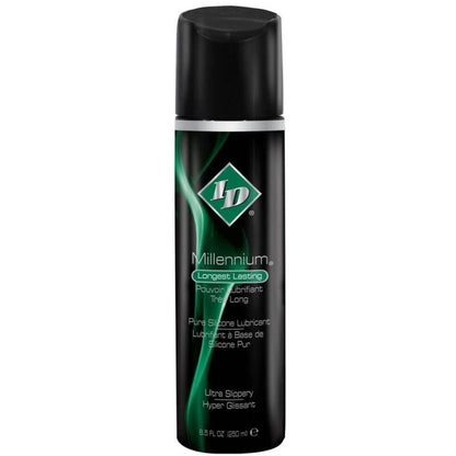 Id Millenium silicone lubricant bulk bottle label detail