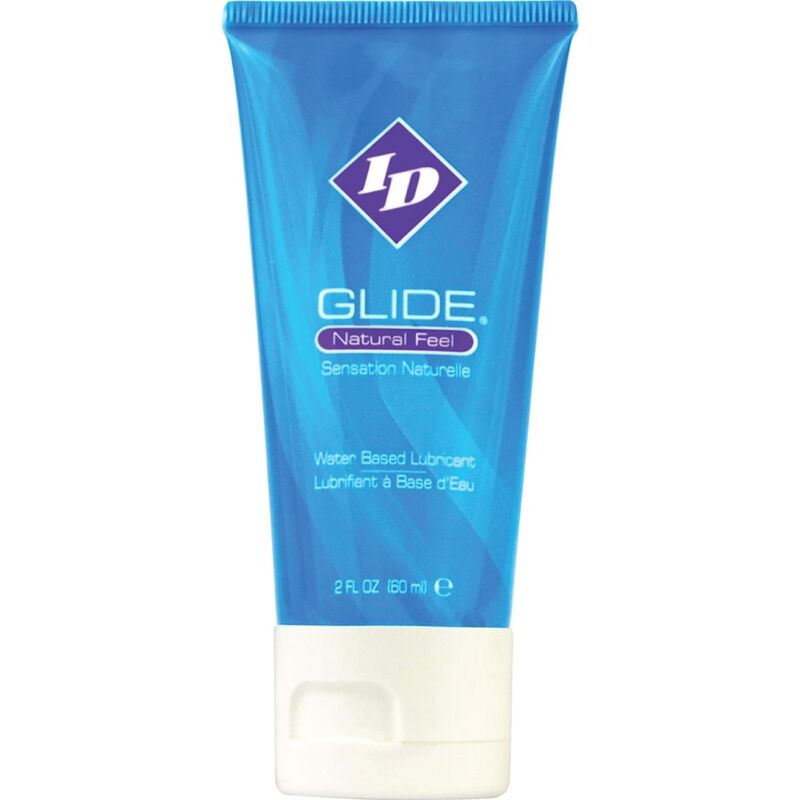 Id Glide - Water Based Lubricant Ultra Long Lasting Travel Tube 60 Ml