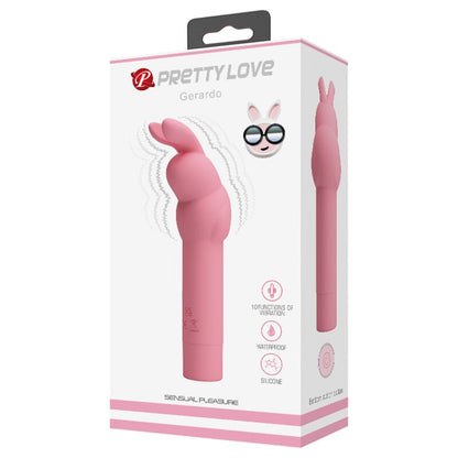 Pretty Love - Gerardo Pink Rabbit Silicone Vibrator