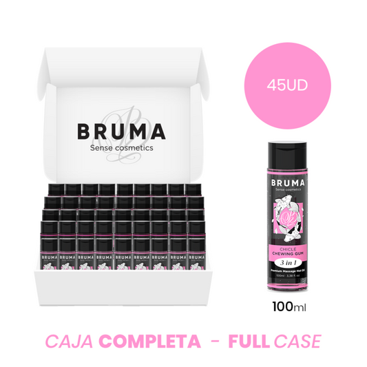 Moq 45 - Bruma Premium Massage Hot Oil Chewing Gum 3 In 1 - 100 Ml