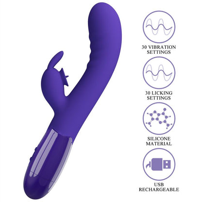 Pretty Love - Cerberus Youth Violet Rabbit Vibrator