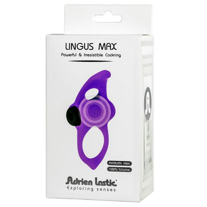 Enhance intimacy with the Adrien Lastic Lingus Vibrator Ring. Featuring a flexible clitoral stimulator, dual rings, and three silent vibration intensities, it's perfect for couples.4