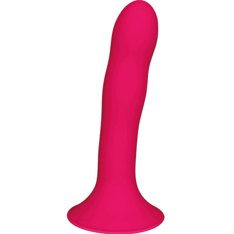 Adrien Lastic Silicone Dildo Fuchsia. Double-density Silexpan, thermo-reactive, suction base, harness-compatible. Perfect for versatile and lifelike pleasure1