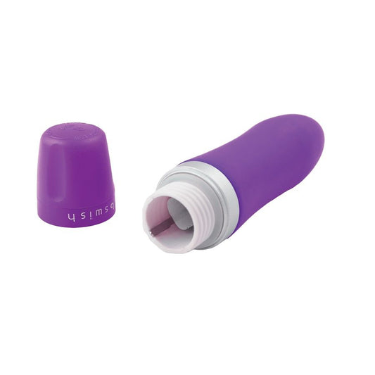 Experience versatile pleasure with the B Swish Bcute Clitoral Stimulator. Compact, submersible, and made with silky silicone. Adjustable vibrations in blue, pink, or purple.1