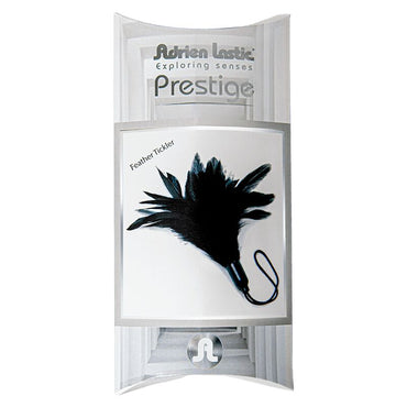 Enhance your intimate moments with the Adrien Lastic Prestige Black Duster. Made with ultra-soft feathers, this tickler is perfect for sensual couples’ play and teasing touch.1