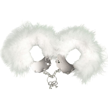 Elevate your BDSM play with Adrien Lastic Feathered Metal Handcuffs. Soft lining, sturdy chain, and two keys for secure and sensual restraint. Black, white, or pink.99