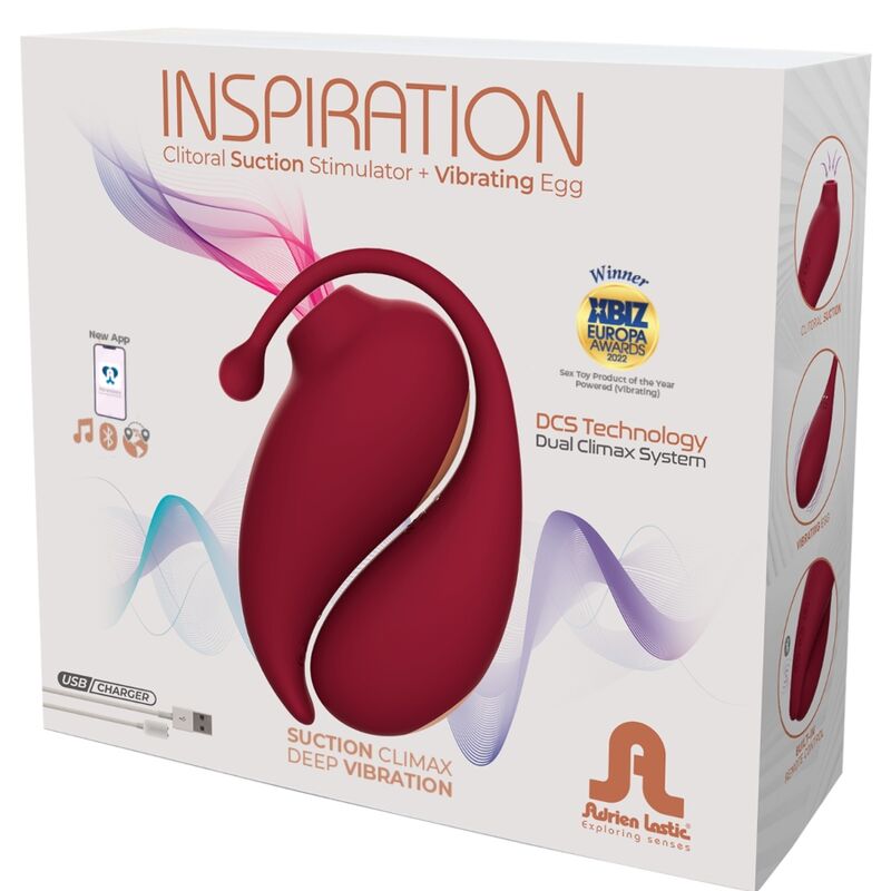 Adrien Lastic - Inspiration Clitoris Sucker + Vibrating Egg Red - Free App