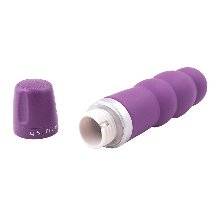 Enjoy precise pleasure with the B Swish Classic Clitor Stimulator. Ergonomic, waterproof, and silky soft silicone design with adjustable vibrations. Available in blue, pink, and purple.6