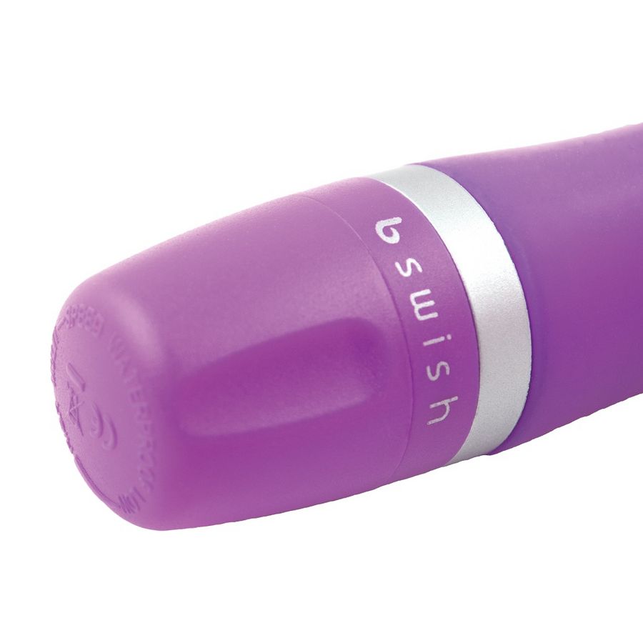 Enjoy precise pleasure with the B Swish Classic Clitor Stimulator. Ergonomic, waterproof, and silky soft silicone design with adjustable vibrations. Available in blue, pink, and purple.5