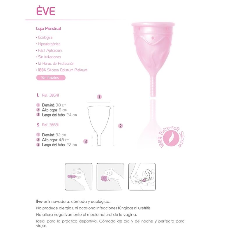 Femintimate - Eve Silicone Menstrual Cup Size S