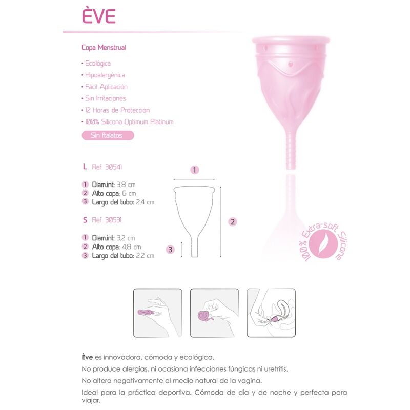 Femintimate - Eve Silicone Menstrual Cup Size L