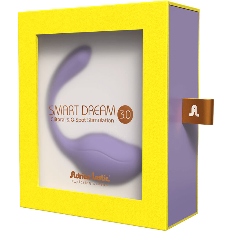 xperience dual pleasure with Adrien Lastic's Smart Dream 3. Control 9 app-based and 11 manual vibration modes for clitoral and G-spot stimulation from anywhere with the Adrien Lastic App.8