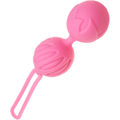 Strengthen your pelvic floor with Adrien Lastic Kegel Silicone Balls. Velvet-touch, premium silicone, dual relief for stimulation, available in Pink, Violet, and Fuchsia.6