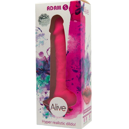 Discover lifelike pleasure with Alive Adam Realistic Penis. Made with SILEXPAN® double density silicone, strong suction base, and thermo-reactive effect.6