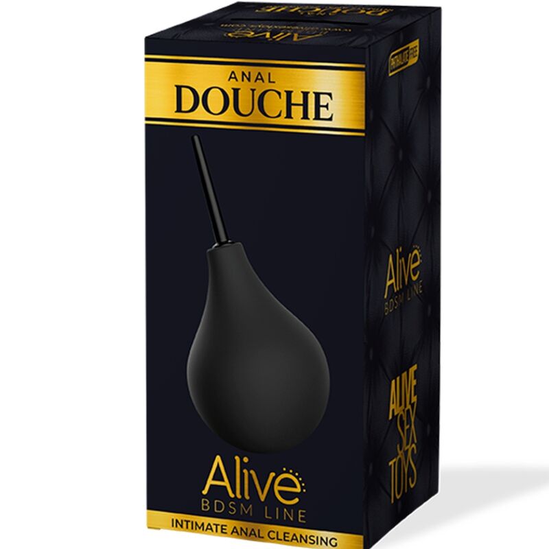 Ensure cleanliness with the Alive Anal Douche Cleaner. Ergonomic design, body-safe materials, and three sizes for personalized and effective intimate hygiene.1