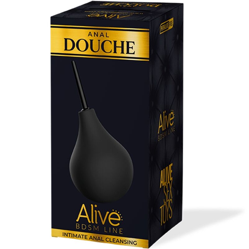 Ensure cleanliness with the Alive Anal Douche Cleaner. Ergonomic design, body-safe materials, and three sizes for personalized and effective intimate hygiene.5