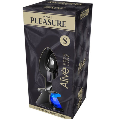 Explore new sensations with Alive Metal Anal Plug. Ergonomic design, body-safe stainless steel, 3 sizes, and available in vibrant colors with a shiny diamond base.11