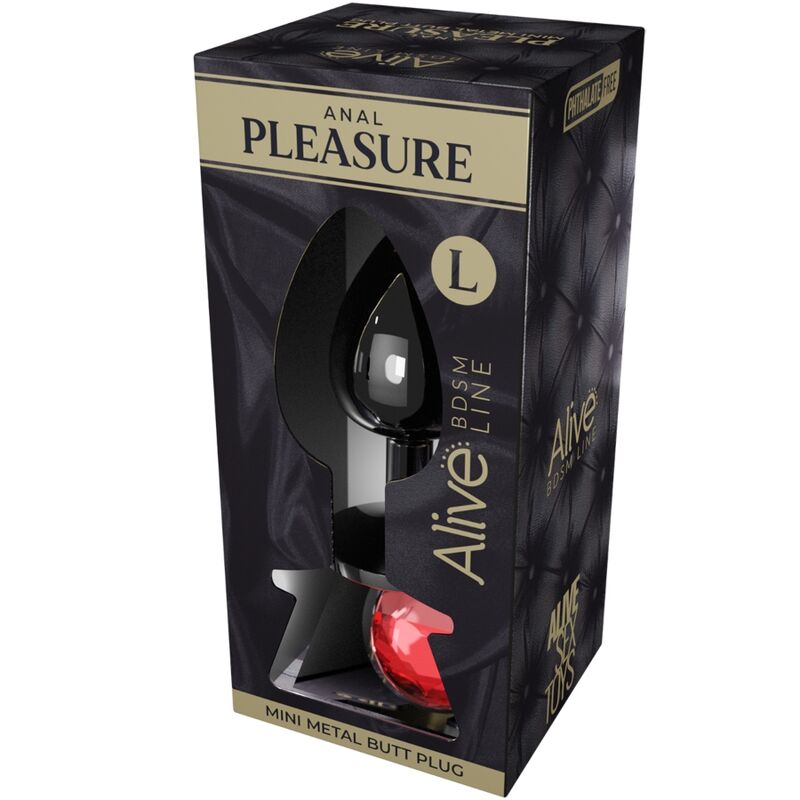 Explore new sensations with Alive Metal Anal Plug. Ergonomic design, body-safe stainless steel, 3 sizes, and available in vibrant colors with a shiny diamond base.19