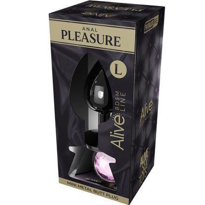 Explore new sensations with Alive Metal Anal Plug. Ergonomic design, body-safe stainless steel, 3 sizes, and available in vibrant colors with a shiny diamond base.12