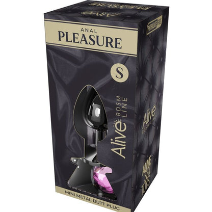 Explore new sensations with Alive Metal Anal Plug. Ergonomic design, body-safe stainless steel, 3 sizes, and available in vibrant colors with a shiny diamond base.17