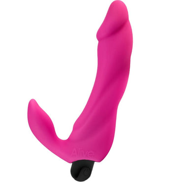 Experience versatile pleasure with the Alive Pro Vibrator Dildo. Featuring 10 vibration modes and a curved design for G-spot and clitoral stimulation, it’s splash-proof and body-safe.