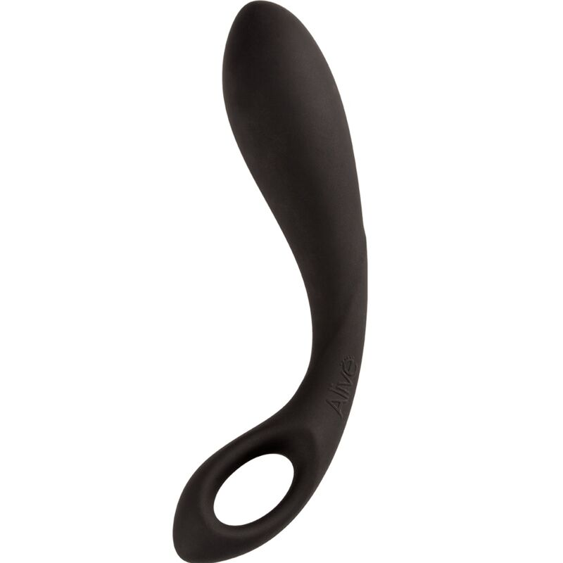 Experience sensual pleasure with the Alive Black Heart Anal Massager. Made from silky-touch silicone, this flexible and hypoallergenic massager is splash-proof and ergonomically designed for optimal comfort.