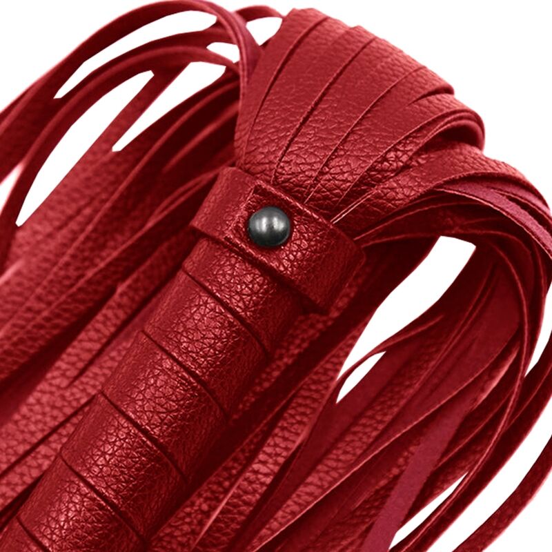 Add depth to your Alive BDSM Fantasy Whip. Crafted from premium materials, available in red and black, offering versatile sensory stimulation.5