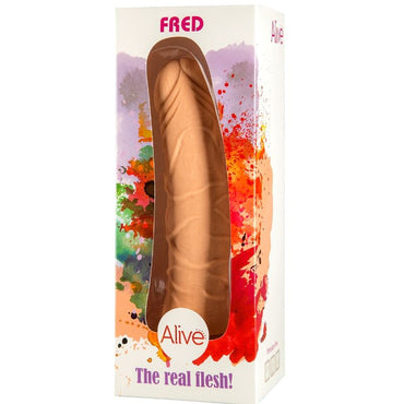 Experience lifelike pleasure with the Alive Fred Realistic Penis, designed for both anal and vaginal satisfaction. This waterproof dildo features a silky touch and hands-free suction cup.2