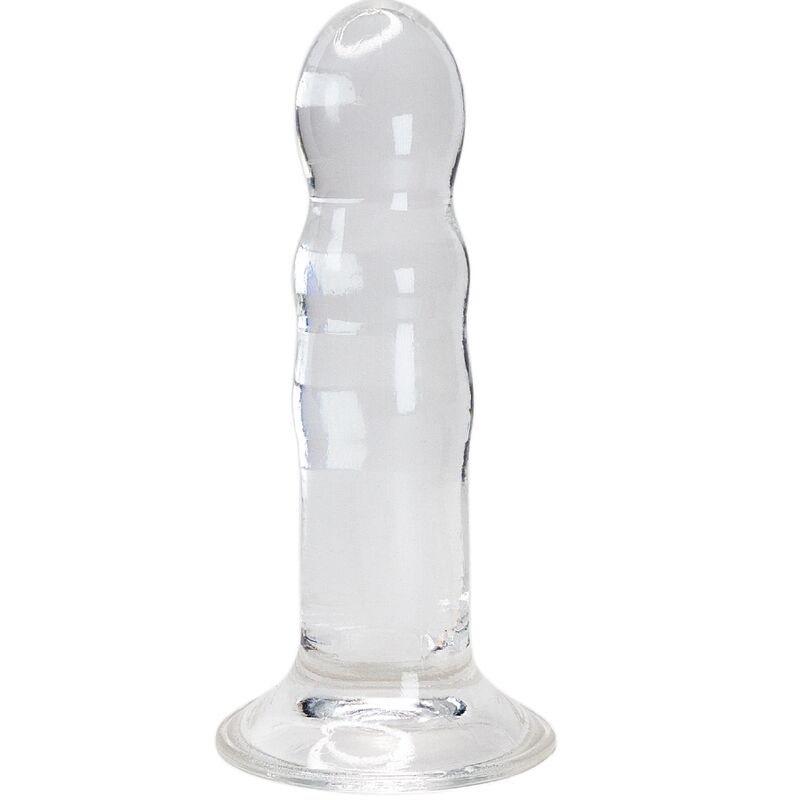 Experience visual pleasure with the Alive Gallant Transparent Realistic Penis. Made from phthalate-free, hypoallergenic jelly, this waterproof dildo is designed for hands-free enjoyment.1