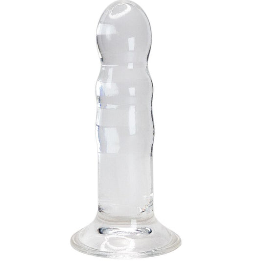 Experience visual pleasure with the Alive Gallant Transparent Realistic Penis. Made from phthalate-free, hypoallergenic jelly, this waterproof dildo is designed for hands-free enjoyment.1