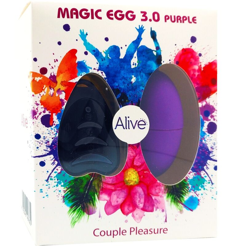 Discover pleasure anywhere with Alive Magic Vibrating Egg. Compact, silent, 10 vibration modes, and wireless remote control for solo or couple play.5