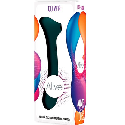 Experience multifaceted pleasure with the Alive Clitoral Sucker Vibrator. Ergonomic design, 10 vibration and suction modes, splash-proof, and body-safe material.11