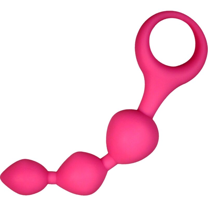 Discover the pleasure of gradual anal stimulation with Alive Triball Silicone Anal Balls. Body-safe, ergonomic design, splash-proof, and available in blue and pink.1