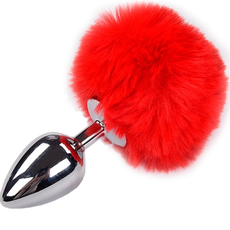 Experience anal pleasure with the Alive Anal Plug Metal Fluffy. Made of body-safe metal, with a smooth design, fluffy pompom, and heat/cold options for added sensation.7