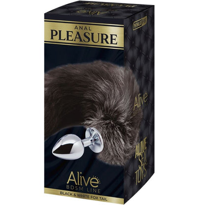 Elevate pleasure with the Alive Anal Plug Fox Tail. Body-safe design, synthetic fur tail, 3 sizes, splash-proof, and perfect for playful and sensual exploration.5