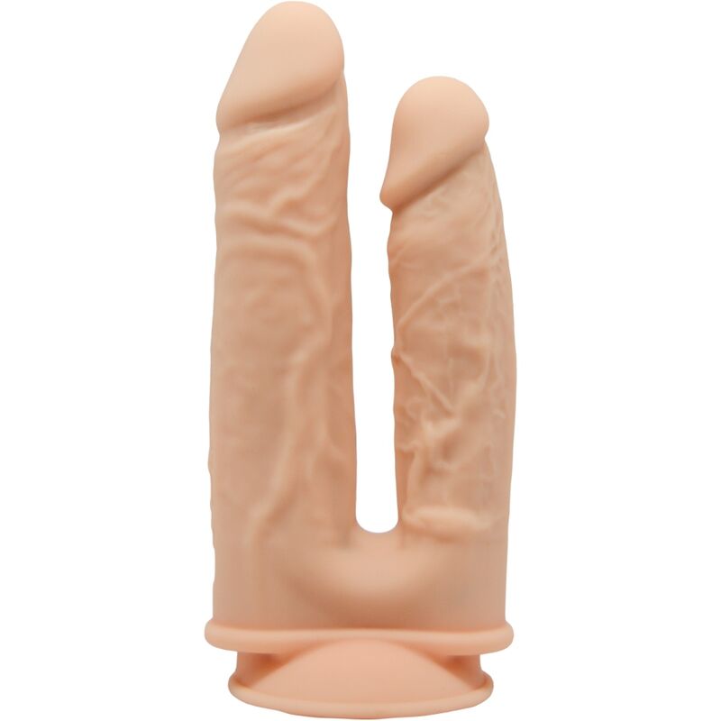 Silexd - Model 1 Realistic Penis Doble Penetracion Premium Silexpan Silicone 17.5 / 19.5 Cm