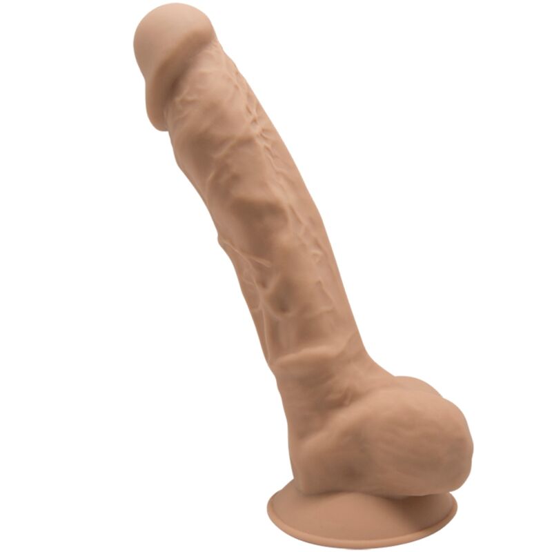 Silexd - Model 1 Realistic Penis Premium Silexpan Silicone Caramel 17.5 Cm