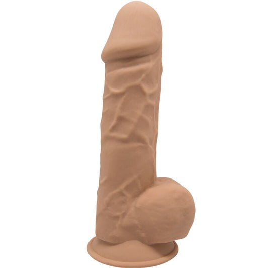 Silexd - Model 1 Realistic Penis Premium Silexpan Silicone Caramel 21.5 Cm