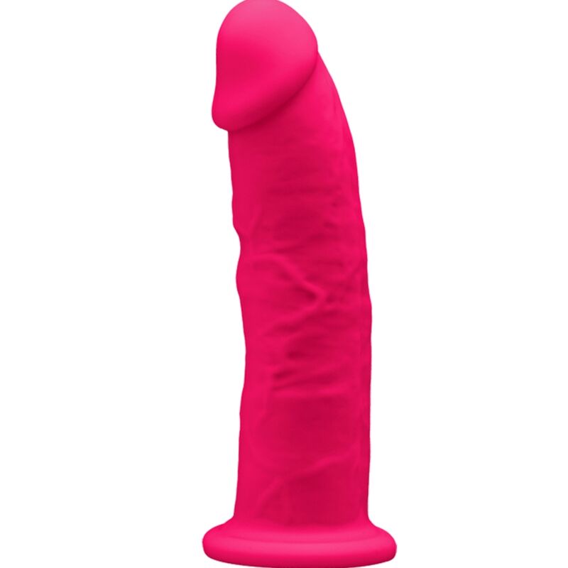 Silexd - Model 2 Realistic Penis Premium Silexpan Silicone Fuchsia 15 Cm