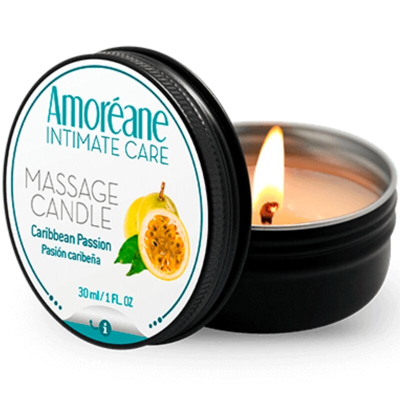 Transform intimate moments with Amoreane Massage Erotic Candle. Handmade, skin-safe oil with 8 captivating aromas for sensual massages. Made in Spain.1