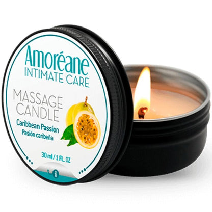 Transform intimate moments with Amoreane Massage Erotic Candle. Handmade, skin-safe oil with 8 captivating aromas for sensual massages. Made in Spain.1