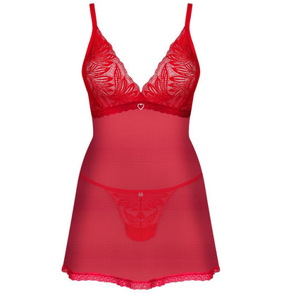 Obsessive - Chilisa Babydoll Y Thong Xs/S