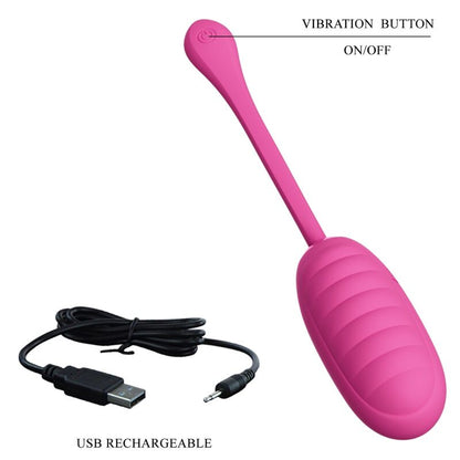 Pretty Love - Catalina Pink Rechargeable Vibrating Egg